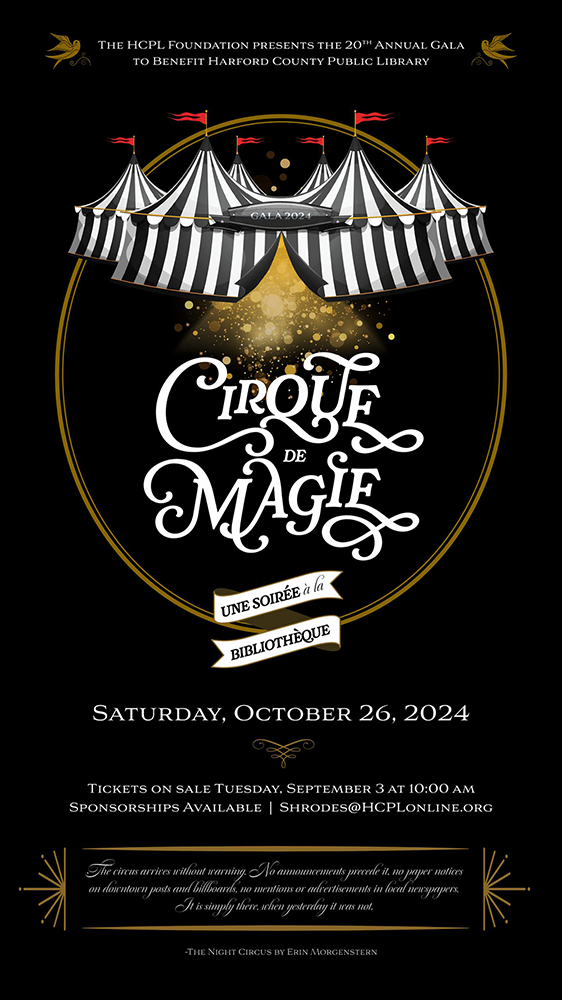 Circe de Magi - Harford County Public Library's Annual Gala - Saturday, October 26, 2024